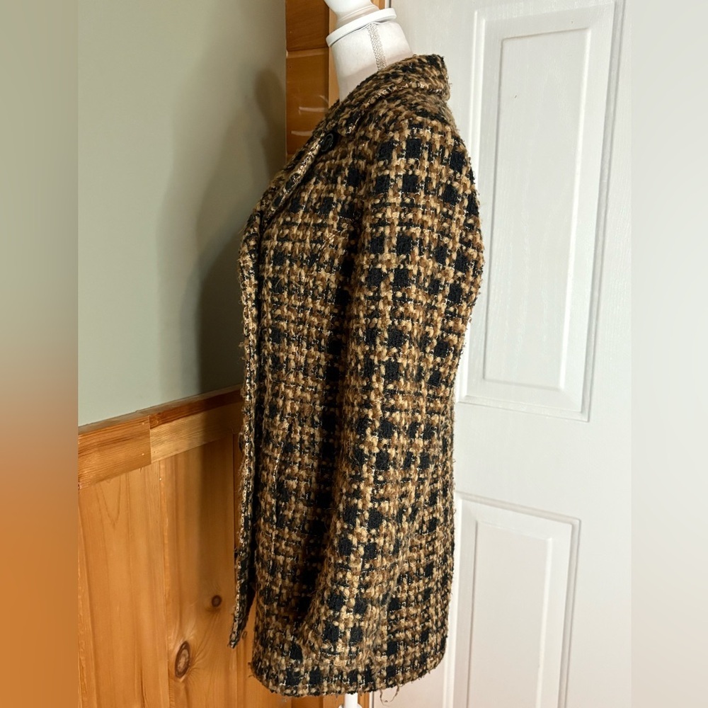 Carte double breasted wool blend coat. Size M - Picture 2 of 9